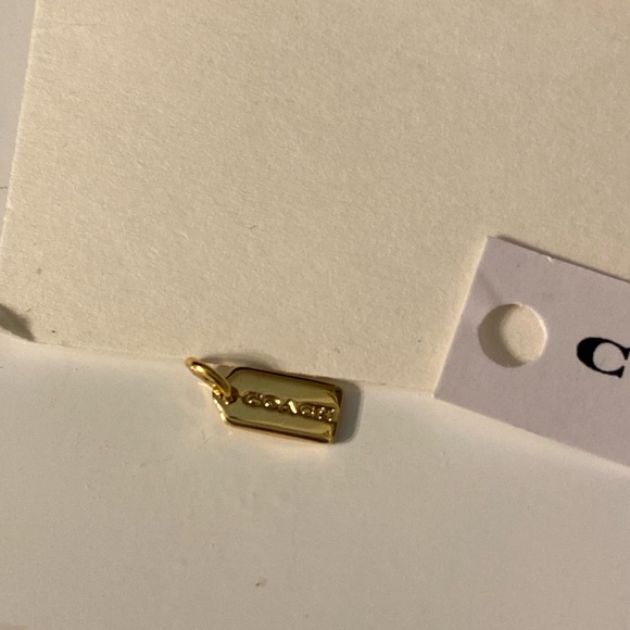 Coach Tea Rose Mini Pink Crystal Cluster Stud Post Earrings - Picture 7 of 12